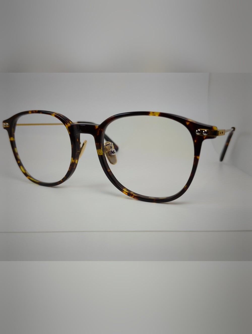 Hollis. Tortoise Eyeglass Frames with Gold Accents. Has Worked Well For Children